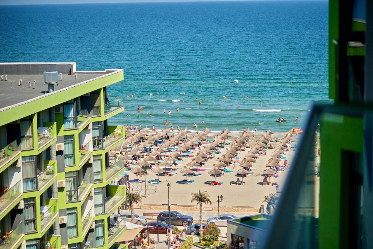 Rainbow Sea View Apartment Spa N Pool Resort - Parking Mamaia Exteriör bild